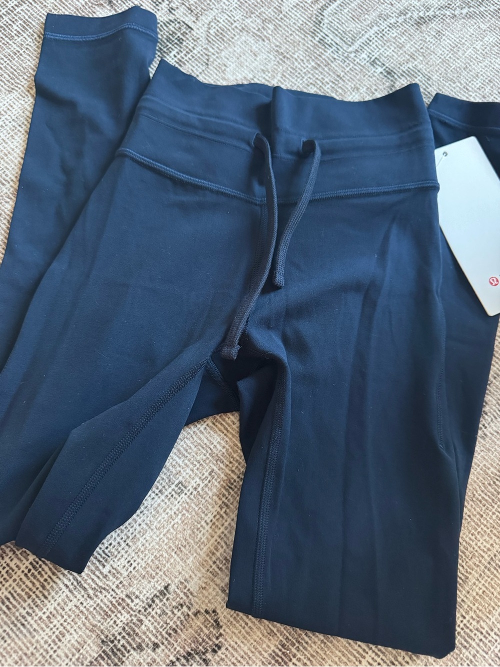 lululemon athletica Navy High-Rise Drawstring Leggings